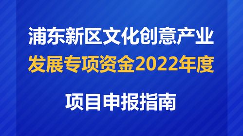 數字賦能，創意未來 解讀2022年度浦東新區文創專項資金項目申報指南